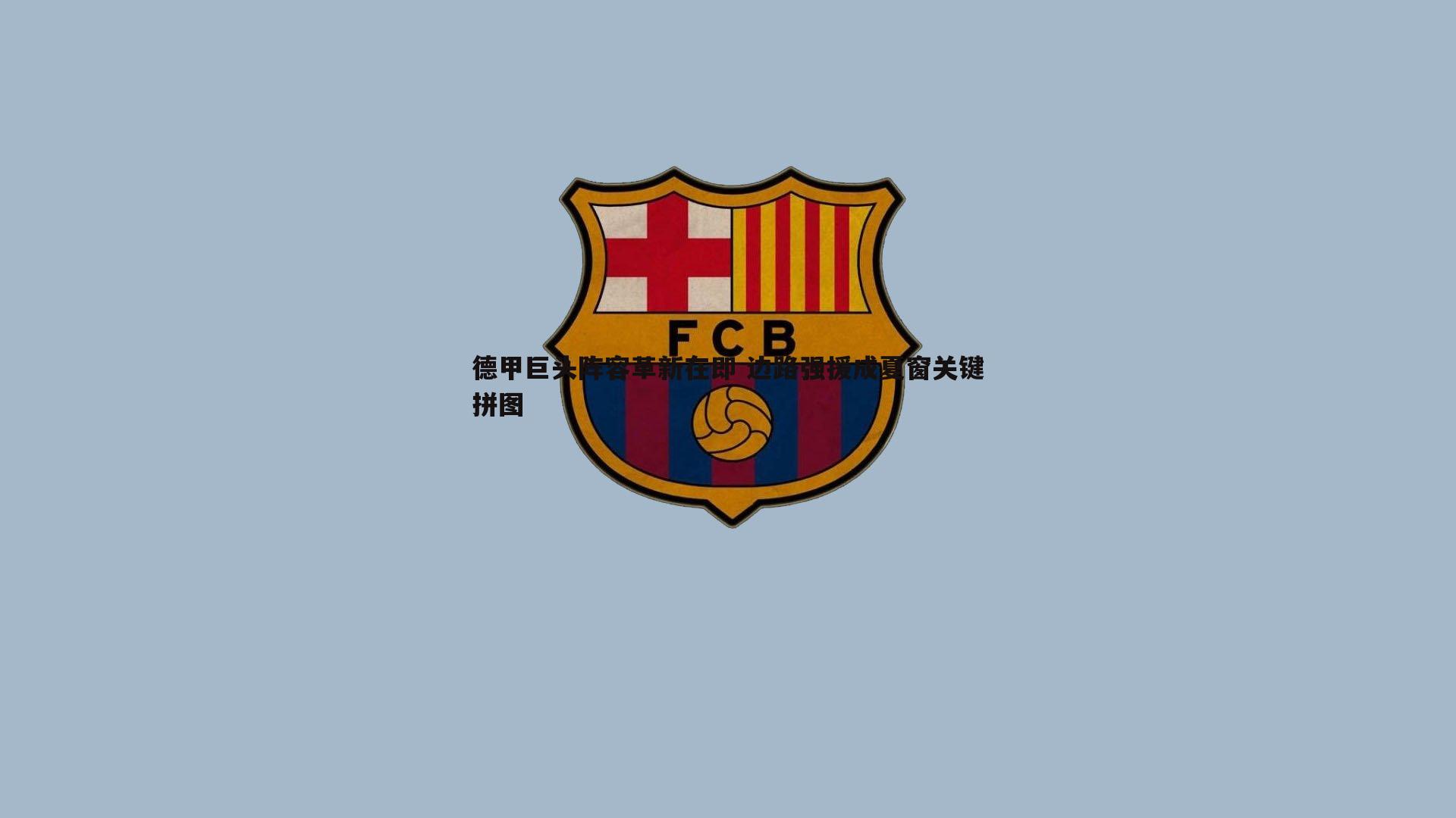 德甲巨头阵容革新在即 边路强援成夏窗关键拼图